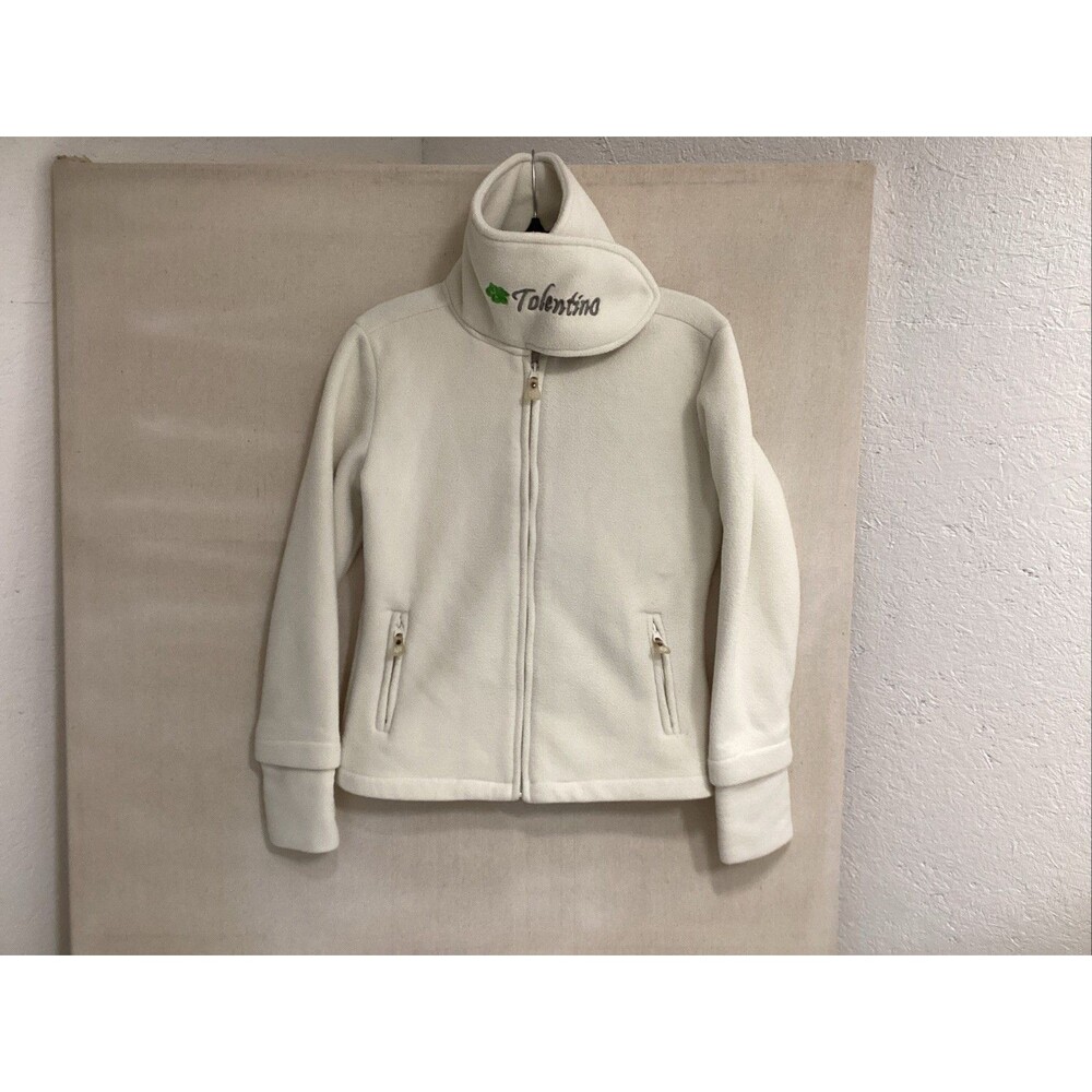 tolentino for women jacket  sz S  ivory fleece full zip (RARE)